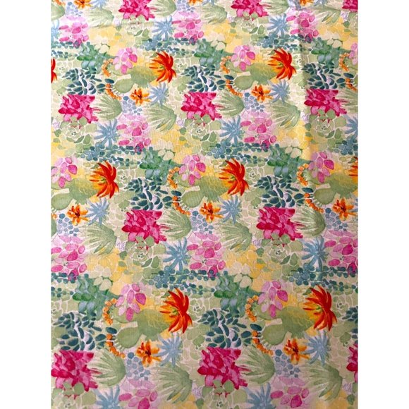 Succulent Garden Michael Miller Fabric Cactus Floral 100% Cotton 1 Yard X 43” - Picture 1 of 5